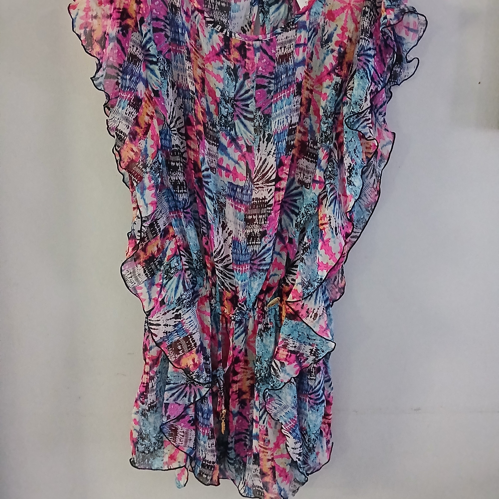 Colorful Ruffled Women's Top/Dress